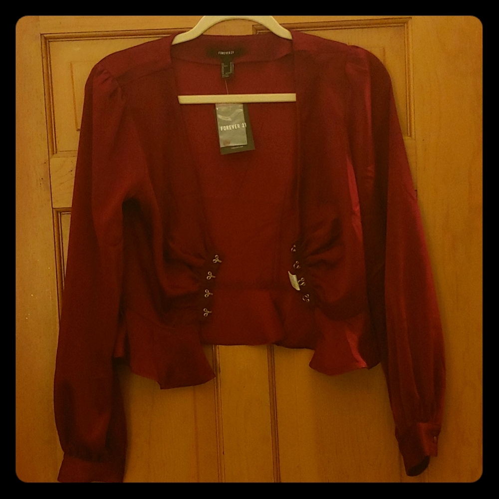 Forever 21 Burgundy Top